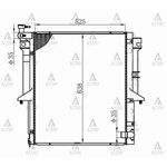 MITSUBISHI L200 SU RADYATÖRÜ 06/-  TRITON MANUEL 26mm (Brazing) MAHER-MHR-10592